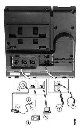 Kit 5 Telefones Ip Cisco Cp 7841 2 Linhas Cp-7841 Semi Novos 0