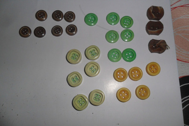 Antiguo Lote Boton Botones Plasticos Acrilico Retro Vintage 0