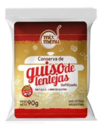 Comida Liofilizada Montaña Mi Menu Guiso De Lentejas 0