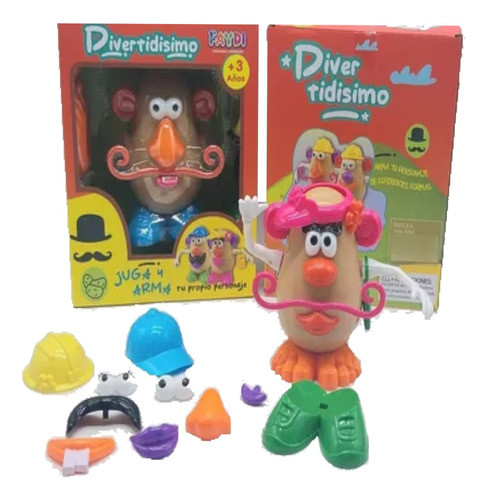 Set Para Arma Tu Propio Personaje Cara Divertidisima 32523 0