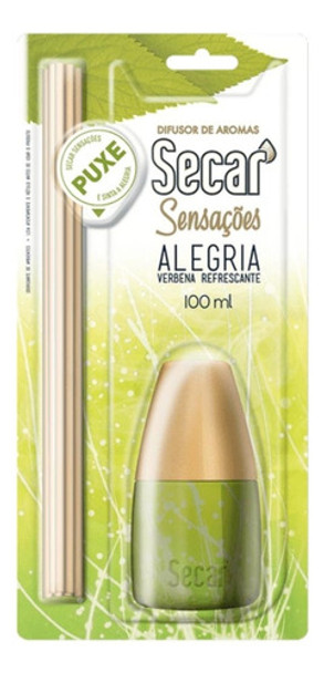 Difusor Ambiente Secar 100ml Verbena Refrescante Aromatizado 0