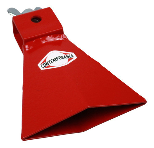 Agogô Mini Contemporânea Médio Vermelho C/ Clamp 0