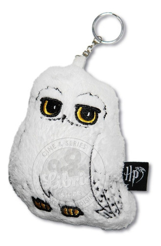 Llavero Hedwig De Peluche Original - Lechuza De Harry Potter 0