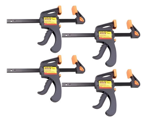 Sargento Carpintero Cierre Rapido Blackjack 200mm 4 Unidades 0