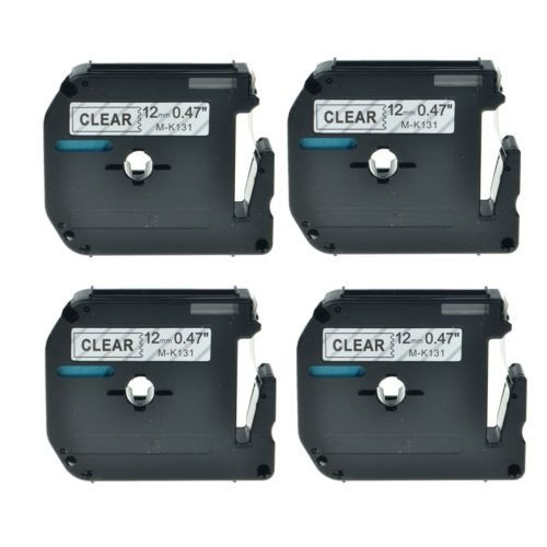 4pk Mk131 M-k131 Negro Sobre Cinta Etiqueta Clara Para Broth 0