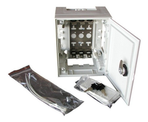 Caja Con Llave Con Soporte Y 3 Regletas Krone 0