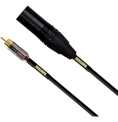 Cable Adaptador De Audio No Balanceado Mogami Gold Xlrm-rca- 0