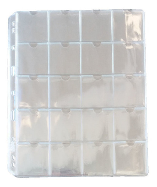 Kit 20 Folhas Moedas 20 Bolsos 28x23cm S/aba Pro 0 Kit 20 Folhas Moedas 20 Bolsos 28x23cm S/aba Pro 0