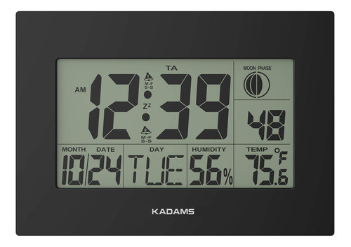 Contador Segundos Pared Digital Función Repetición Alarma 0