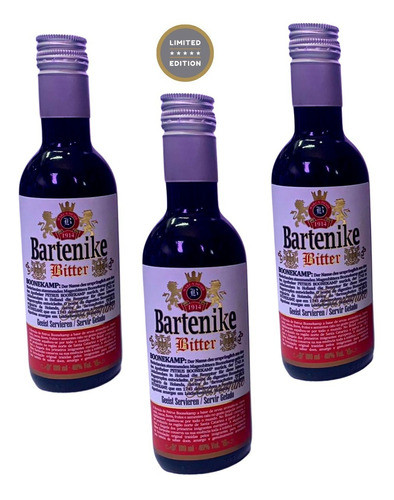 Aperitivo Bitter Bartenike Boonekamp 180ml 3unidades 0