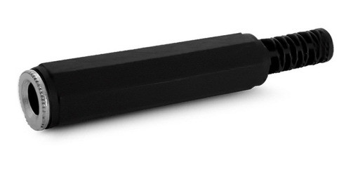 Ficha Jack 6.5mm Estereo Plastico Plateado Prolongacion 0