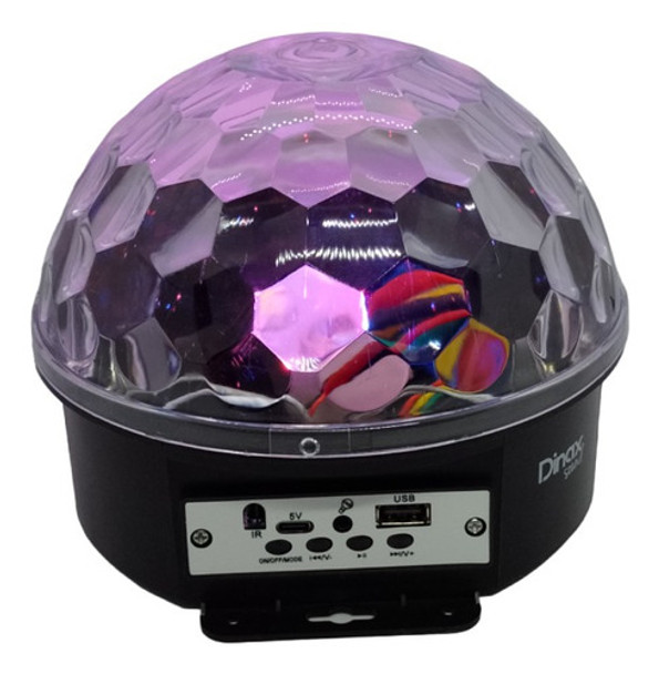 Bola Luz Led Rgb Audioritmica Usb + Parlante Bluetooth Dinax 0 Bola Luz Led Rgb Audioritmica Usb + Parlante Bluetooth Dinax 0