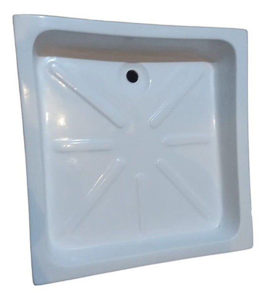 Receptaculo Plato Ducha Piso Box Baño 70 X 70 Cuadrado 0
