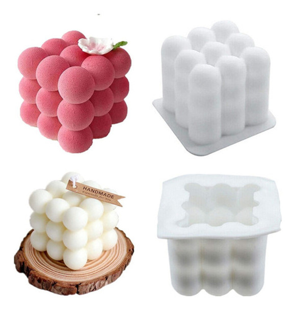 4pcs Silicone Candle Mold Candle Making Kit 0