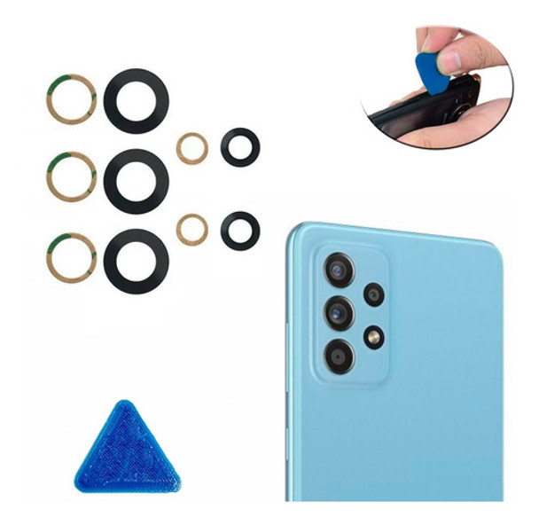 Repuesto Vidrios De Camara Para Samsung 23 A33 A53 A73 +pua 0