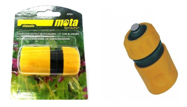 Conector Acople Rapido Manguera 1/2 Con Bloqueo Mota Ar31 0