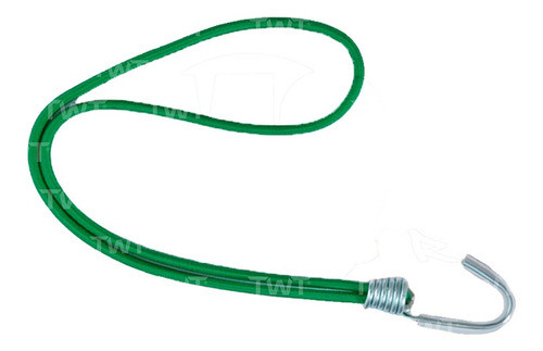 Kit 50 Elastico De Lona Caminhao Verde Gancho Metal 35cm 0
