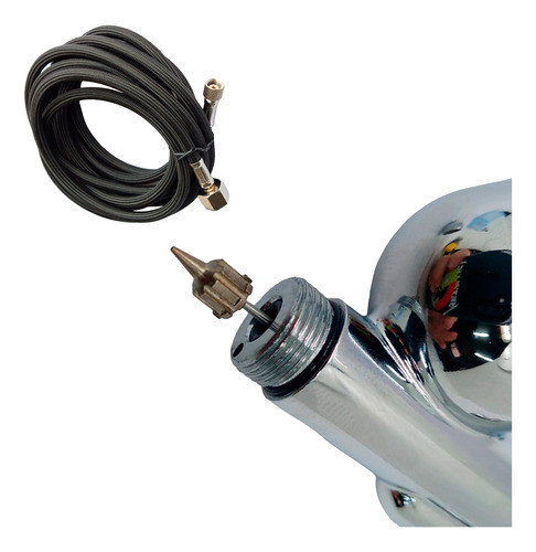 Aerógrafo Doble Accion Por Gravedad Puntera Flotante 0,3mm 0