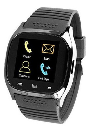 Supersonic Bluetooth Smart Watch Black Cada Uno 0