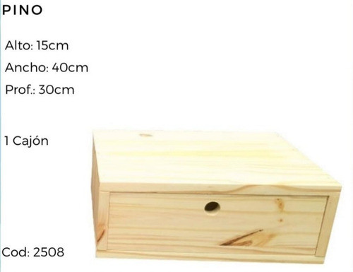 Mesa Mesita De Luz Flotante Colgate Cajon 40 X 30 0