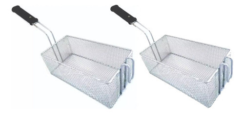 Canasto P/ Freidora (x2 Unid) - Repuesto  Rect Refor 16x31cm 0