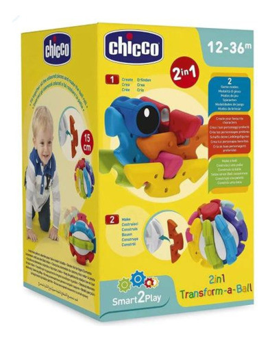 Chicco Juguete Pelota Robot 2 In 1 Transformable Ball +12m 0