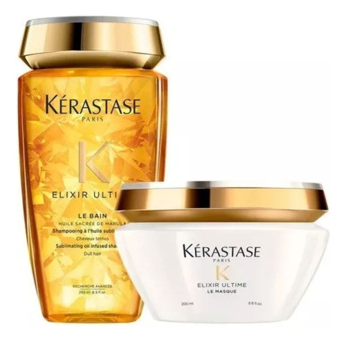 Kérastase Elixir Ultime Bain Elixir 200m  + Le Masque Elixir 0