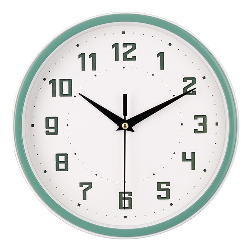 Topkey Reloj De Pared Redondo Silencioso Para Cocina, Estilo 0