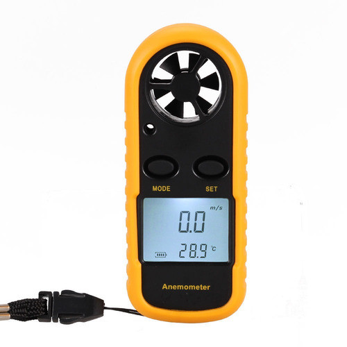 Gm816 Digital Viento Velocidad Luz Flujo De Aire Calibre Med 0