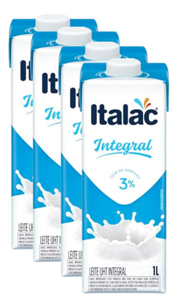 Kit 10 Leite Integral Longa Vida Caixa Italac 1l 0 Kit 10 Leite Integral Longa Vida Caixa Italac 1l 0