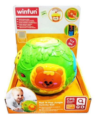 Activity Ball Pelota Didáctica Bebes Primera Infancia Winfun 0