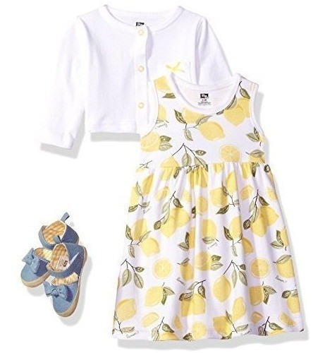 Hudson Baby Girls Conjunto De Zapatos De Rebeca De 3 Piezas 0