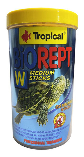 Ração Tropical Biorept W Para Tartarugas Semi Aquáticas 150g 0