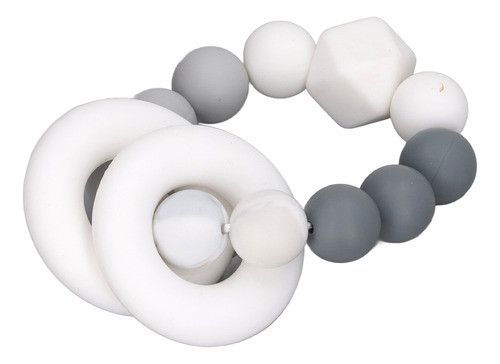 Anel De Dentição De Silicone, Miçangas, Mordedor De Bebê, Br 0