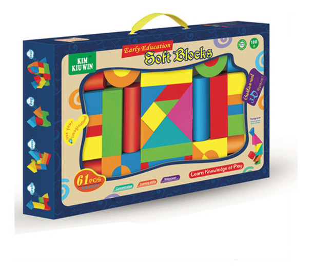 Bloques Goma Eva 61pc. 0