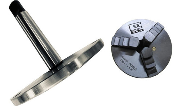 Mini Torno Placa Para Torno 100mm  4   + Flange Cm2 0