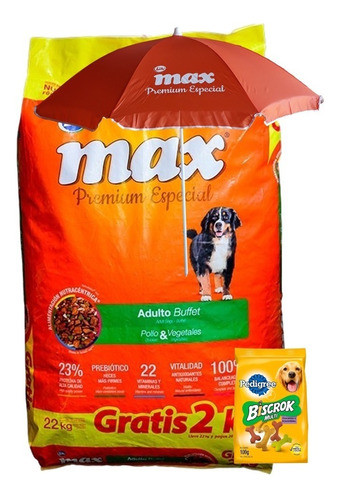 Max Buffet 22kg + 6 Pagos 0