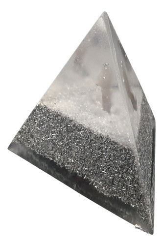 Orgonita Pirámide Tetraédrica Con Cuarzo Ahumado 0