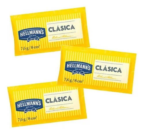 Mayonesa Hellmanns Individual X 196 Uds 0