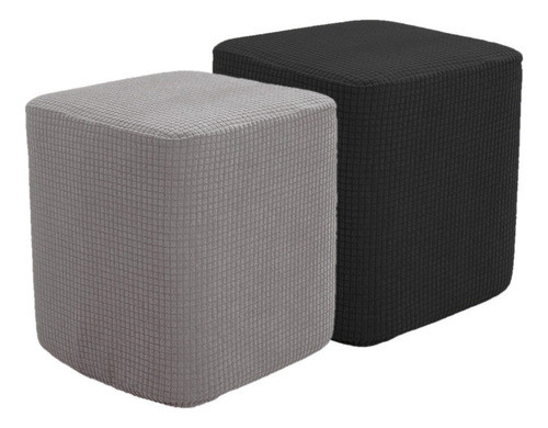 Capas Otomanas Quadradas Para Descanso De Pés De 2 Peças. 0