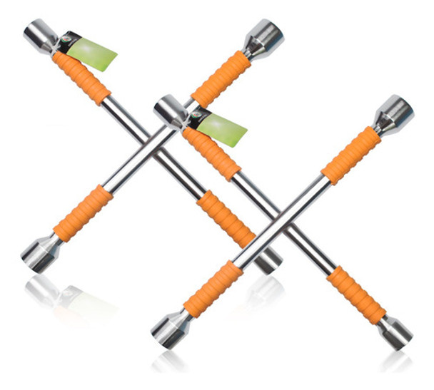 Kit 2 Chave De Roda Cruz 4 Bocas 17 19 21 23 Universal Carro 0
