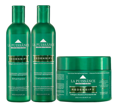 Shampoo + Acondicionador + Mascara Redensify La Puissance 0