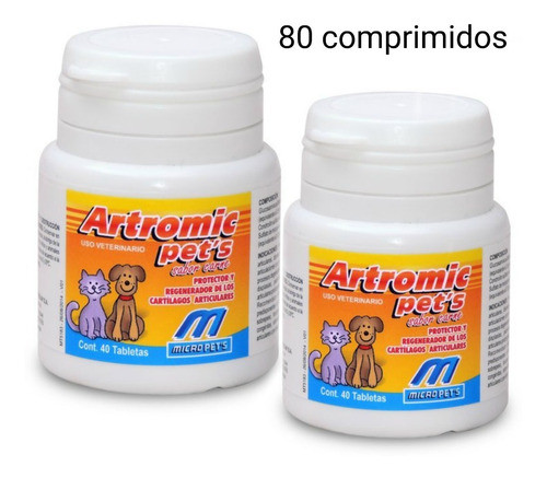 Artromic Condroprotector Palatable X 80 Comprimidos Y Envío 0