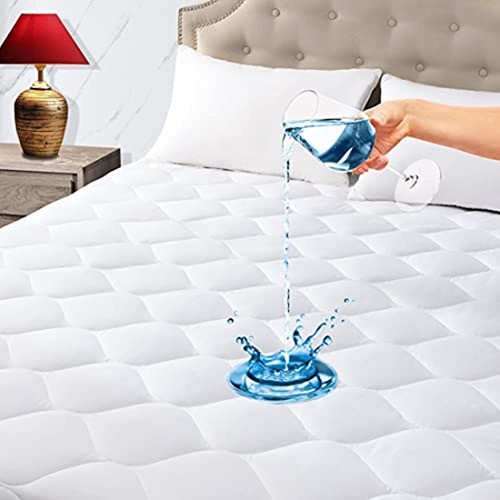 Almohadilla De Colchón Impermeable Acolchada Tamaño Twin Xl, 0