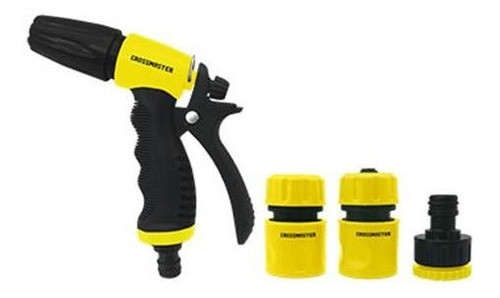 Pistola Para Riego Caudal Ajustable + Set Crossman 0