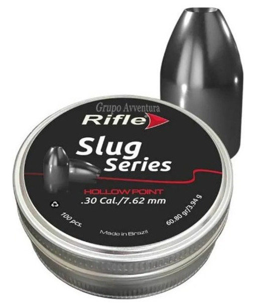 Slug 7.62  Rifle  Balin 7,62 (.30)puntas  Premium  60.80 Gr 0