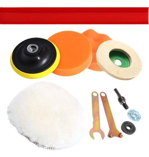 Kit De Almohadilla De Pulir De Esponja De Pulir 2 Llave De M 0