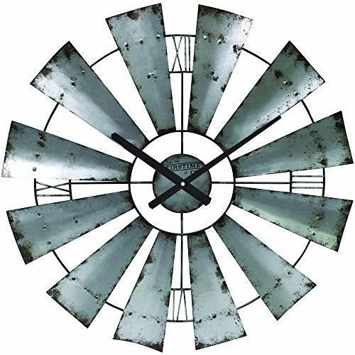 Firstime Y Co 50083 - Reloj De Pared Para Molino De Viento 2 0