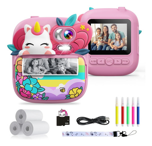 Cámara Digital Para Niños Con Impresión Instantánea 0