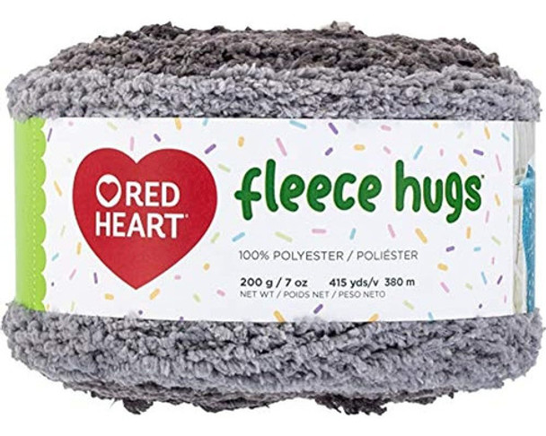 Red Heart Fleece Hugs Yarn, Cloudy Day 0 Red Heart Fleece Hugs Yarn, Cloudy Day 0